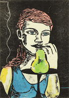 Girl with Fruit